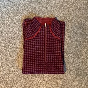 women's Smartwool half zip • L